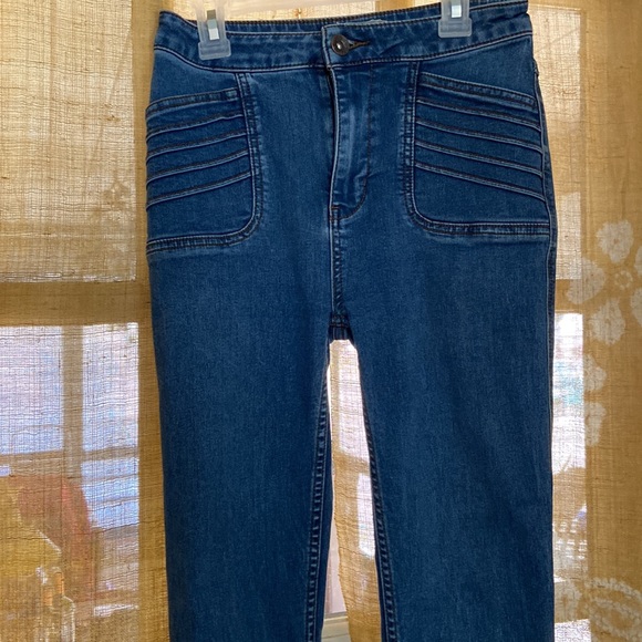 FREE PEOPLE high waisted skinny jeans - Picture 3 of 10